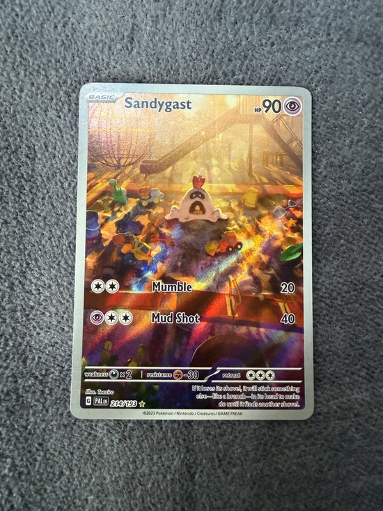 Pokemon Other - Sandygast 214/193 Illustration Rare — Paldea Evolved Single